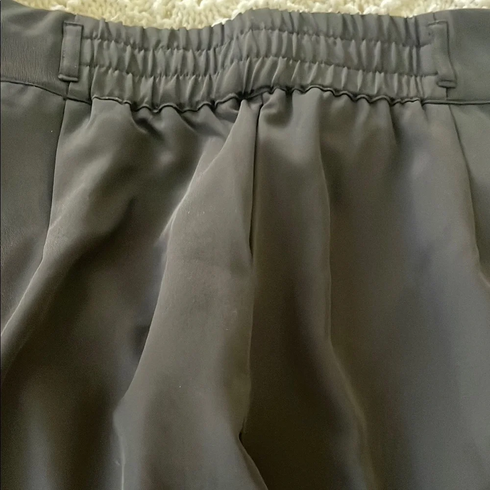 HALARA Black Wide-Leg Trousers Size L with 30 inch inseam - Picture 6 of 8